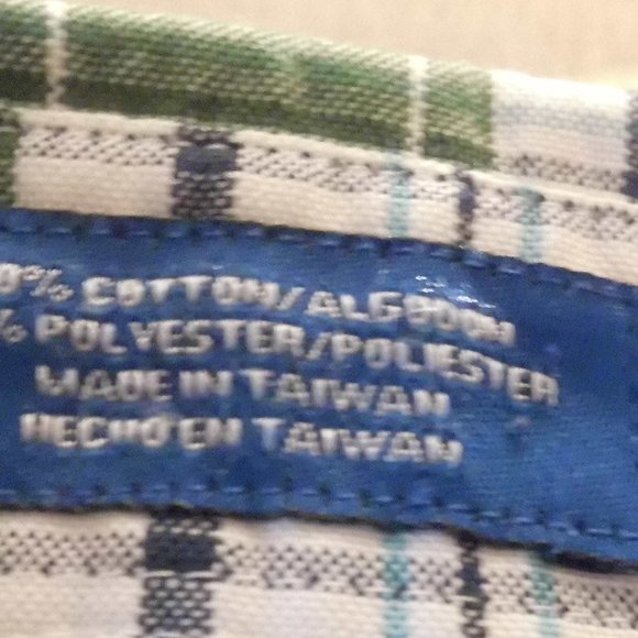 Towncraft Casual Button-Down Top Check Office Travel Men's Size L - Picture 8 of 9